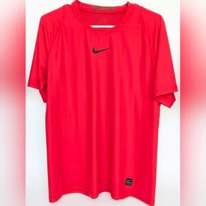 Nike Men's Red Sports Shirt